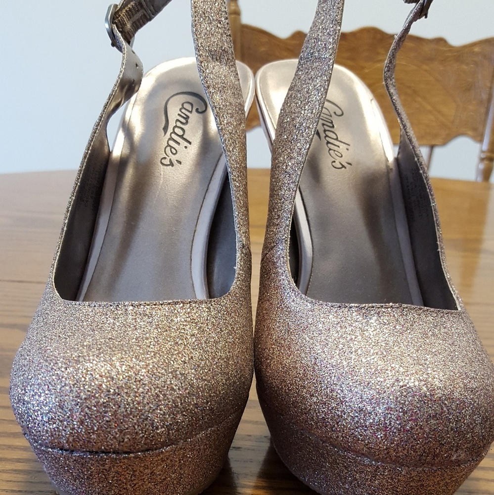 Candies Glitter Heels