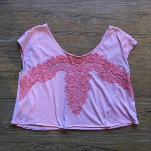 Free People Flowy crop top