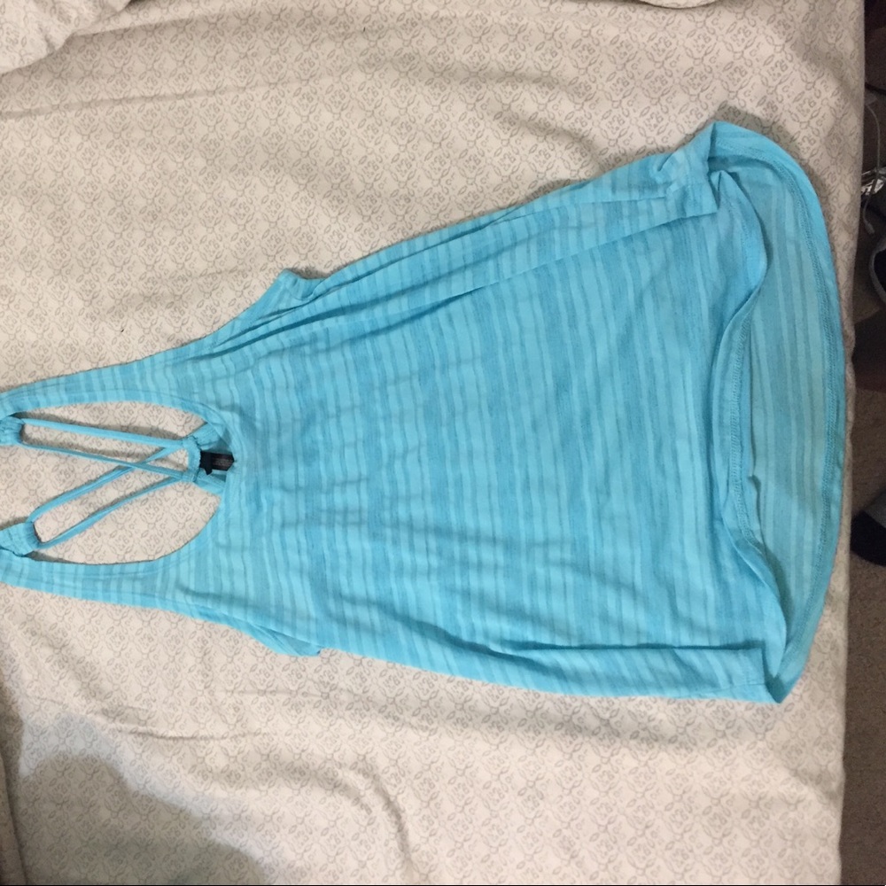 cross back workout tank top
