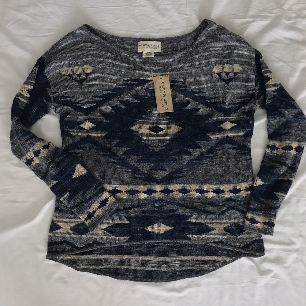Denim & Supply tribal sweater 🌵