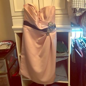 Strapless cocktail dress