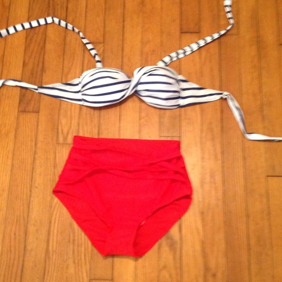 🇺🇸Vintage style high waisted bikini🇺🇸XL/L/M - Picture 6 of 6