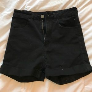 h&m high waisted shorts