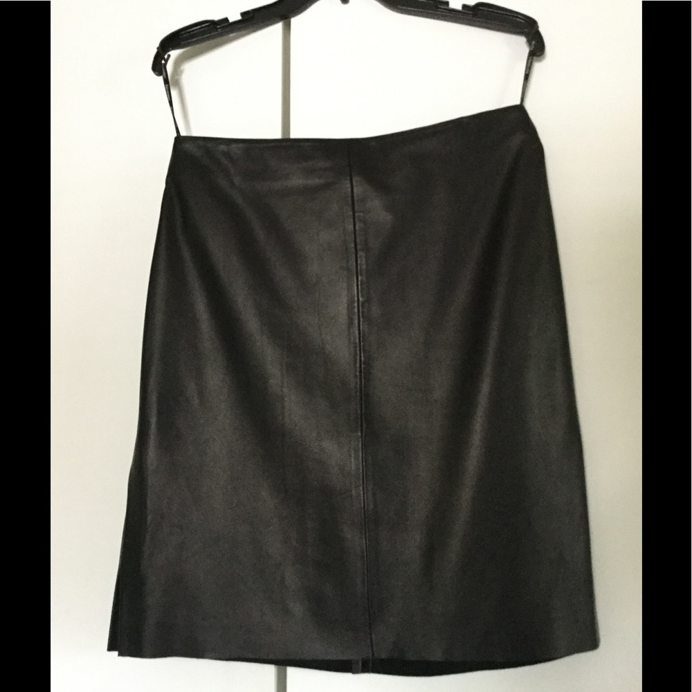 Leather skirt