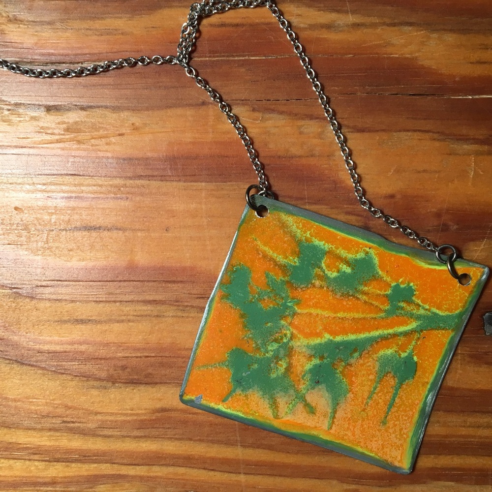 Handcrafted Metal Necklace