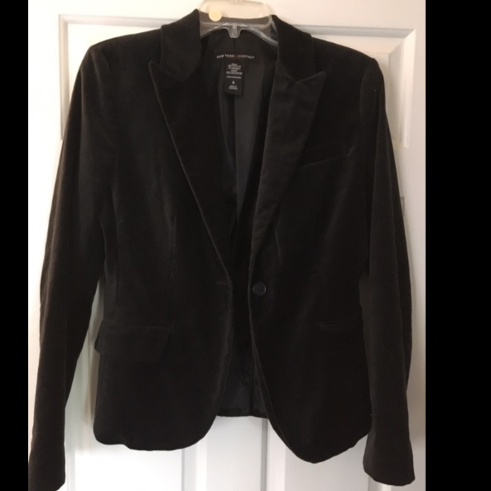 New York & Co Velvetish black blazer