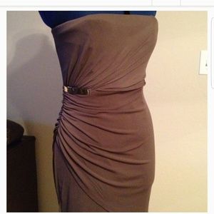BCBG Max and cleo Brown Dress