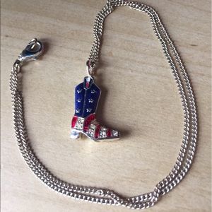 Tommy Hilfiger Cowboy Boot necklace