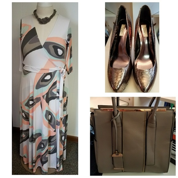 💥2 for $50💥Simply Pewter and Mint Maxi - Picture 3 of 4