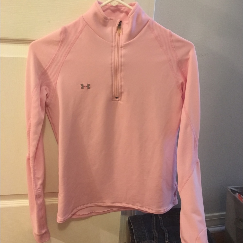 Pink Small Under Armour Pull Over