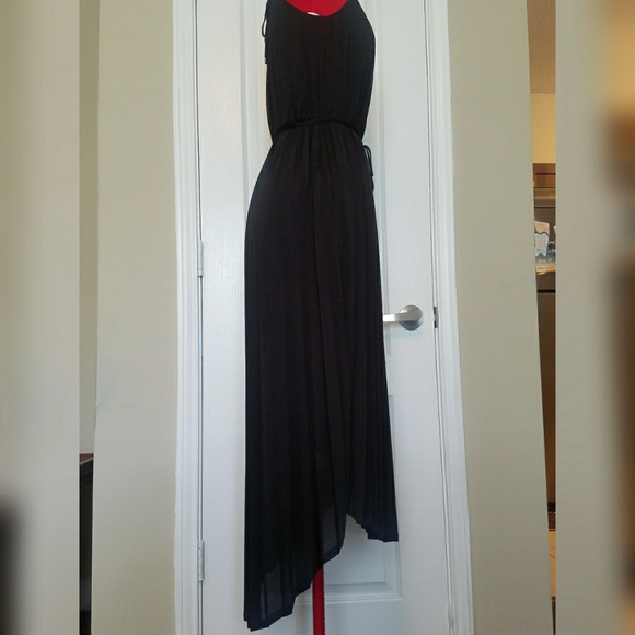 Long, sexy, black, hi-low dress - Picture 6 of 7