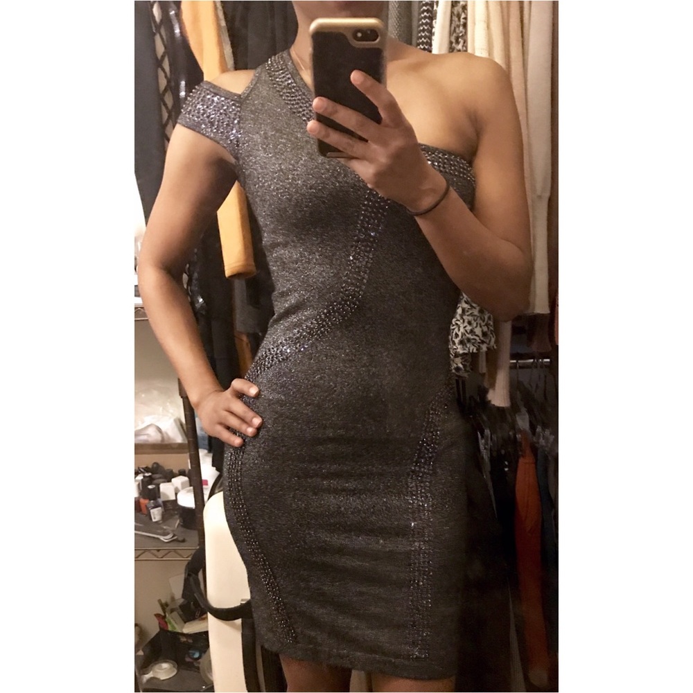 Bebe Sequined Cocktail Dress
