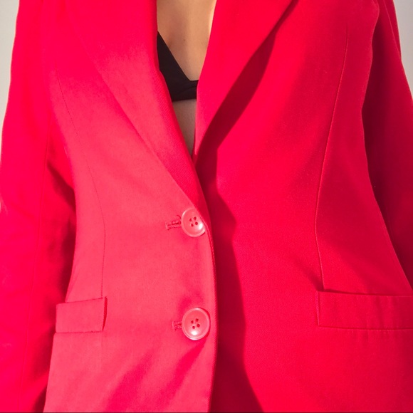 Stirling Cooper Jackets & Coats - Vintage 80's Stirling Cooper long red blazer. Stirling Cooper Jackets & Coats - Vintage 80's Stirling Cooper long red blazer.