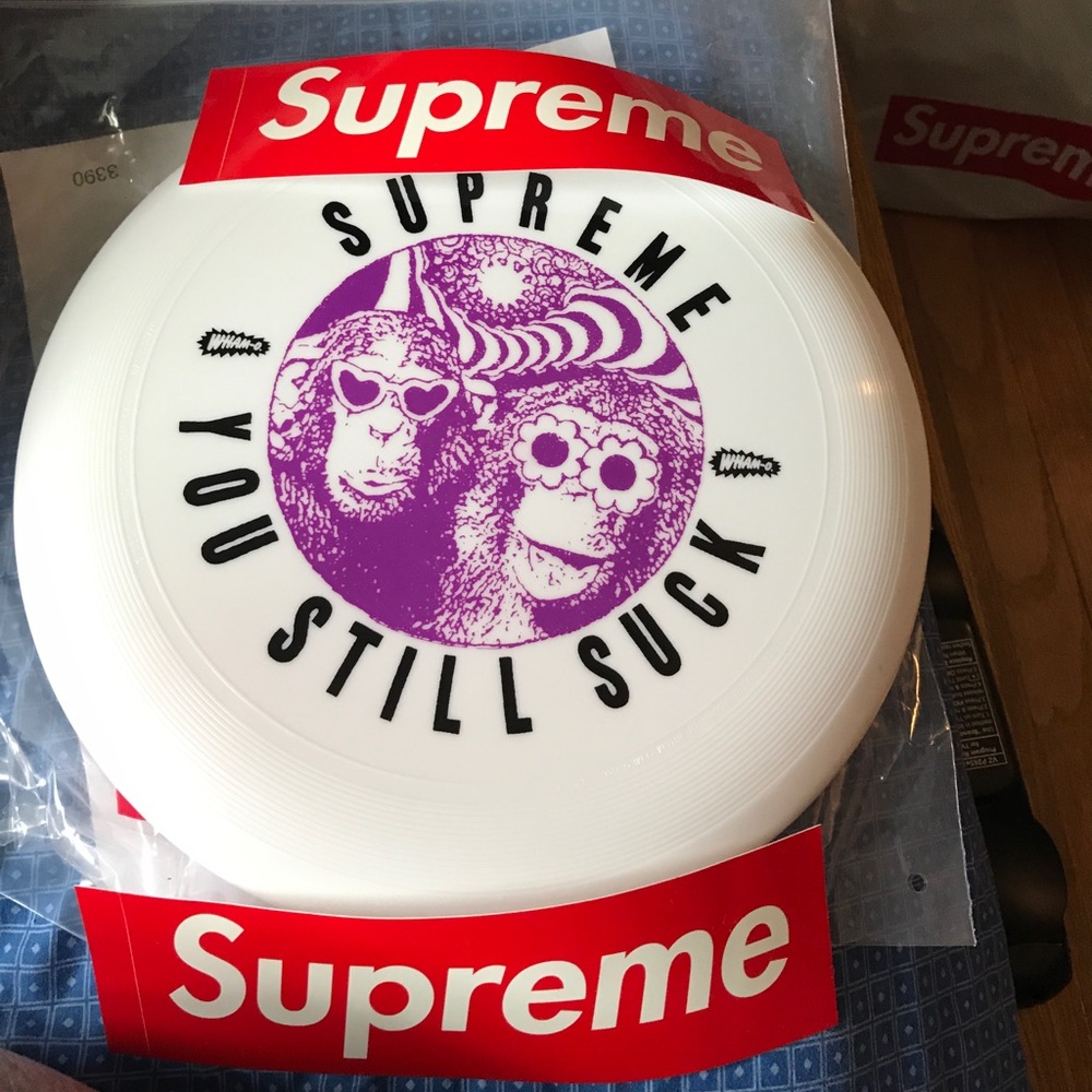 Supreme " You still suck" frisbee