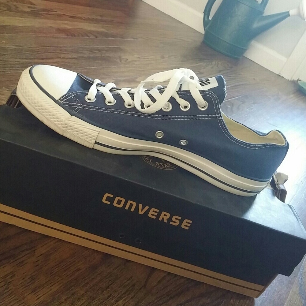 New Navy Blue Converse