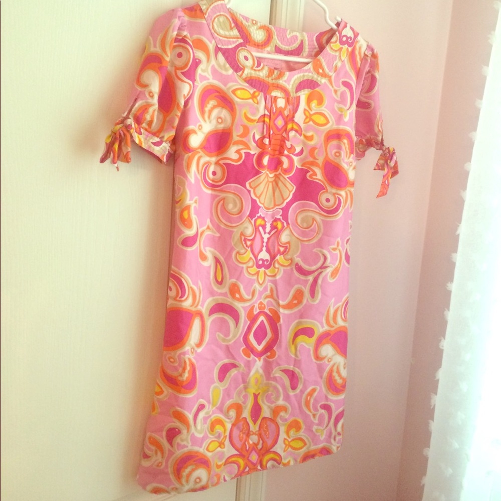 Vintage Lilly Pullitzer mini with sleeve ties