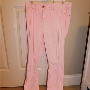 Pink jeans! great condition