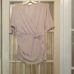 Express Faux Wrap Top