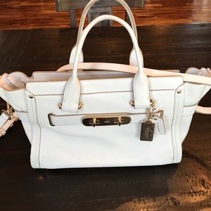White Coach Swagger Carryall