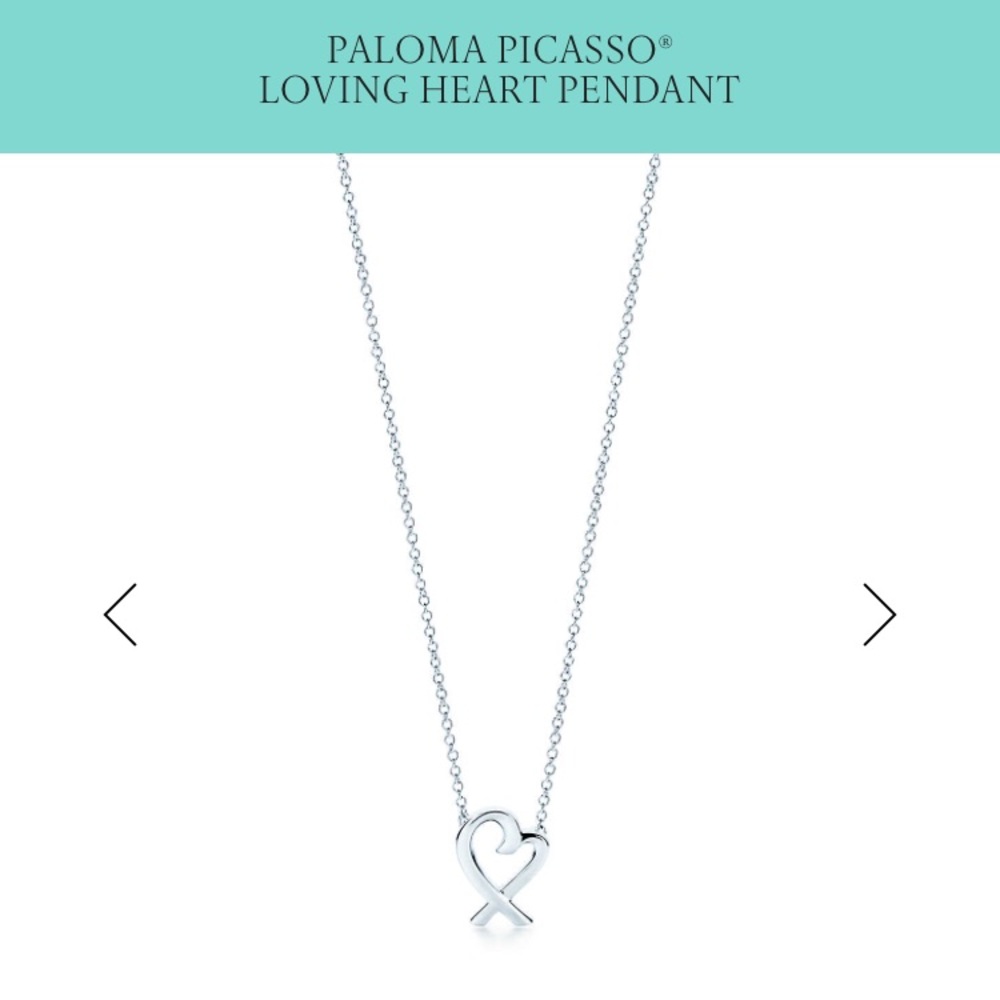 Tiffany & Co. Loving Heart Silver Necklace