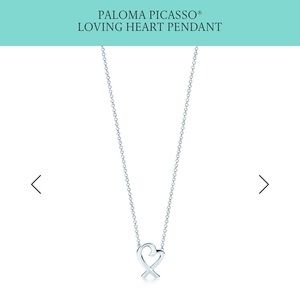 Tiffany & Co. Loving Heart Silver Necklace