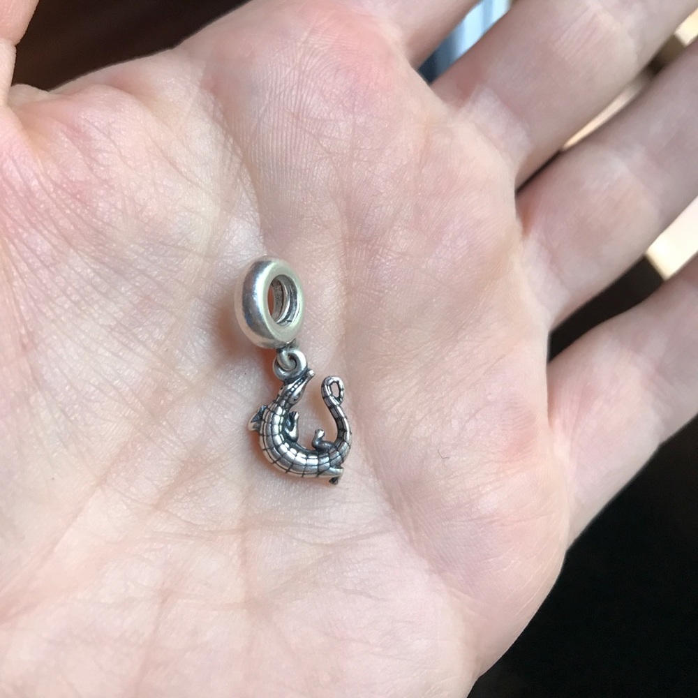 Authentic Pandora alligator charm