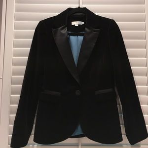 Boden velvet tuxedo blazer