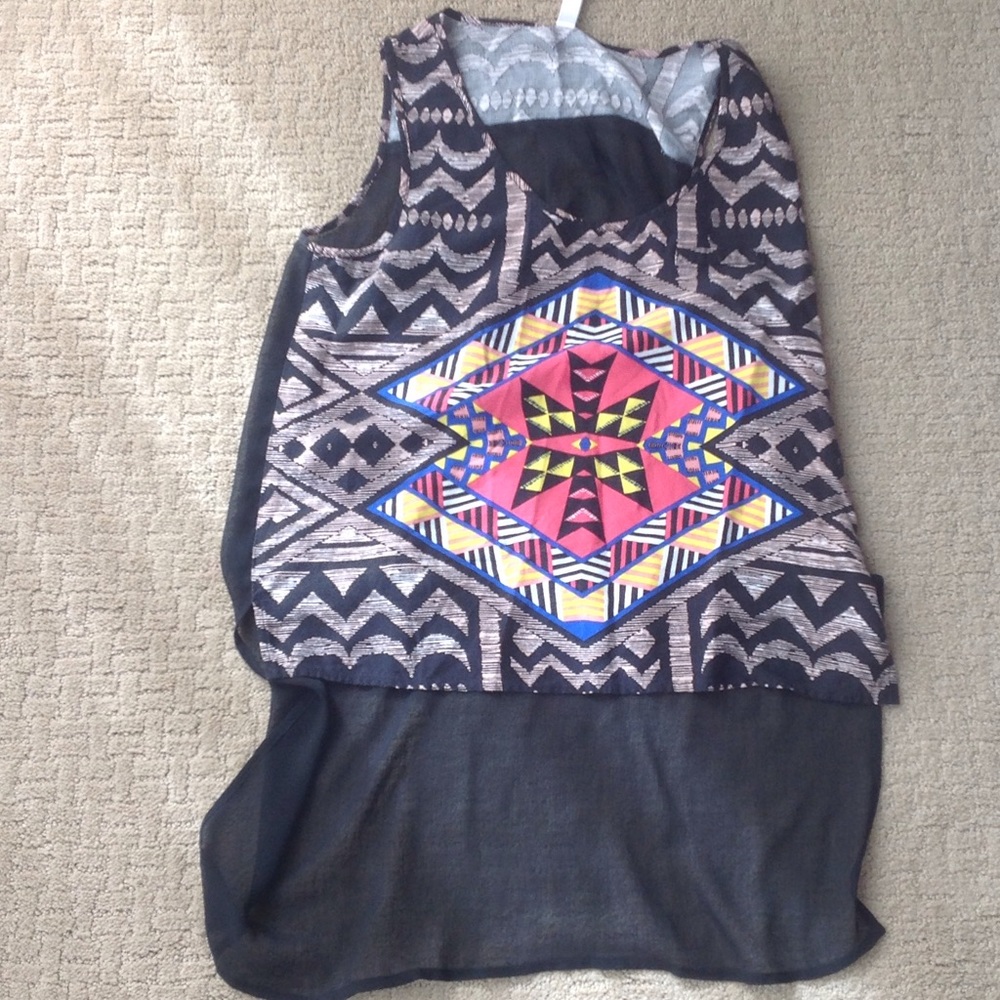 Shirt with mesh back