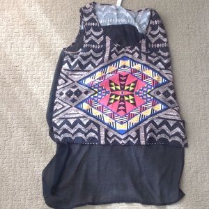 Shirt with mesh back