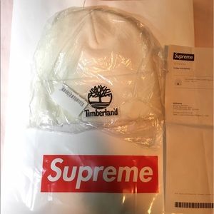 Supreme/Timberland Beanie White