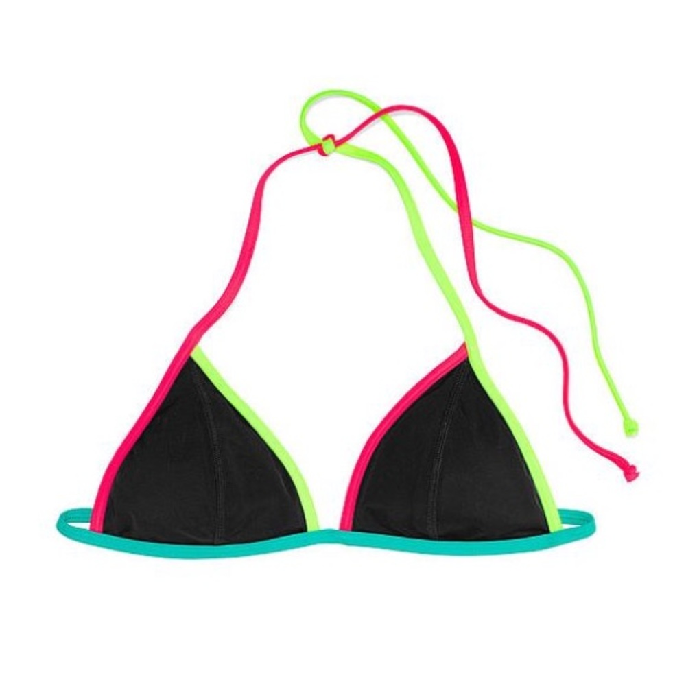 VS PINK Colorblock Triangle Bikini