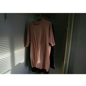 Donated - Extra long baby pink shirt