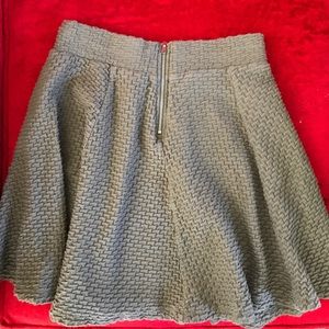 Sexy divided skirt khaki