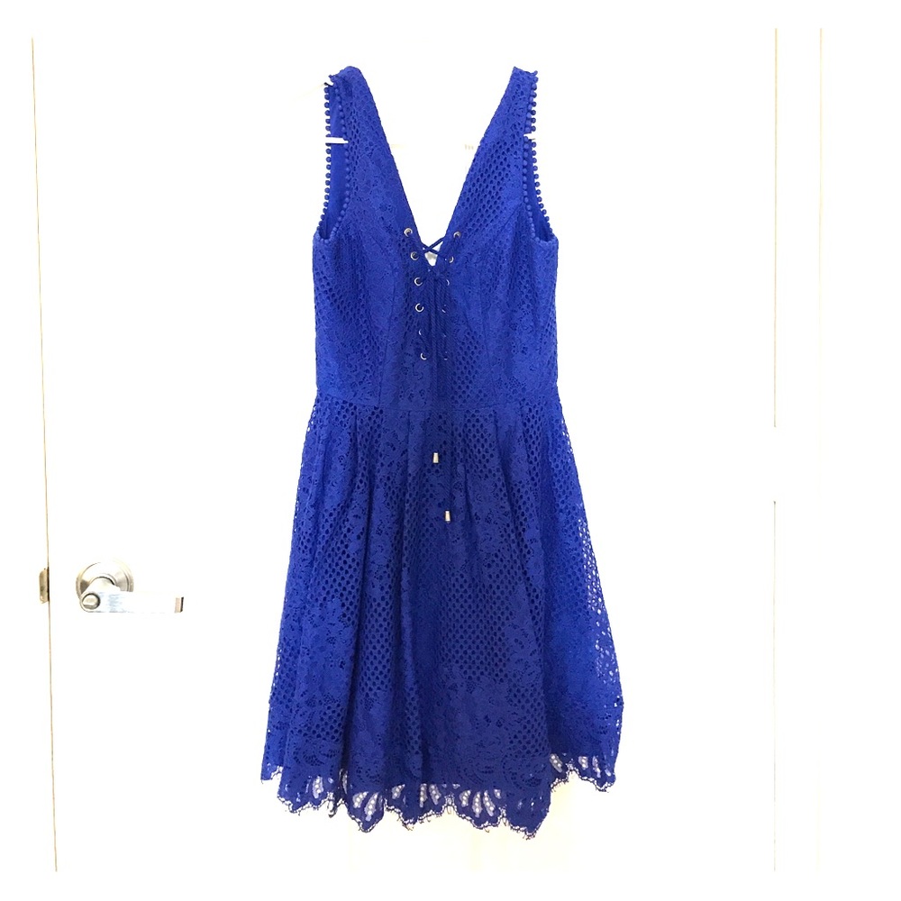 Lovers + Friend Marin Blue Cocktail Dress