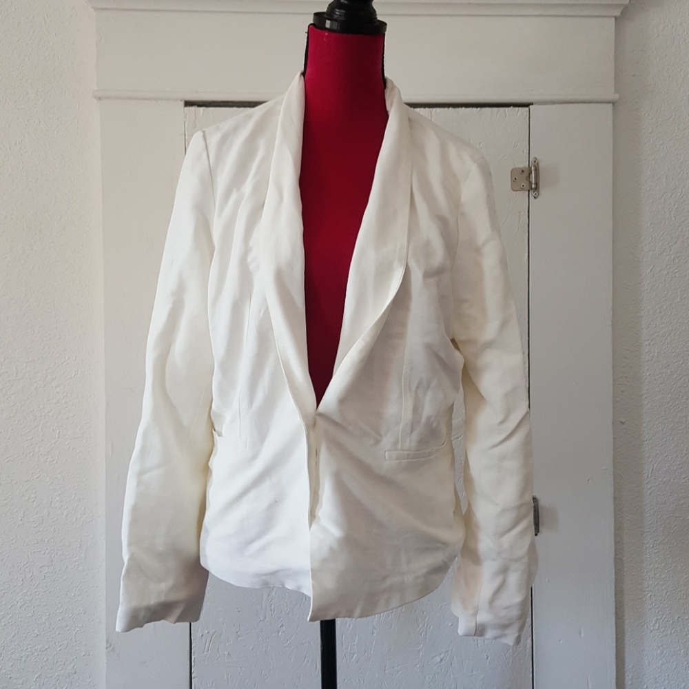 White blazer