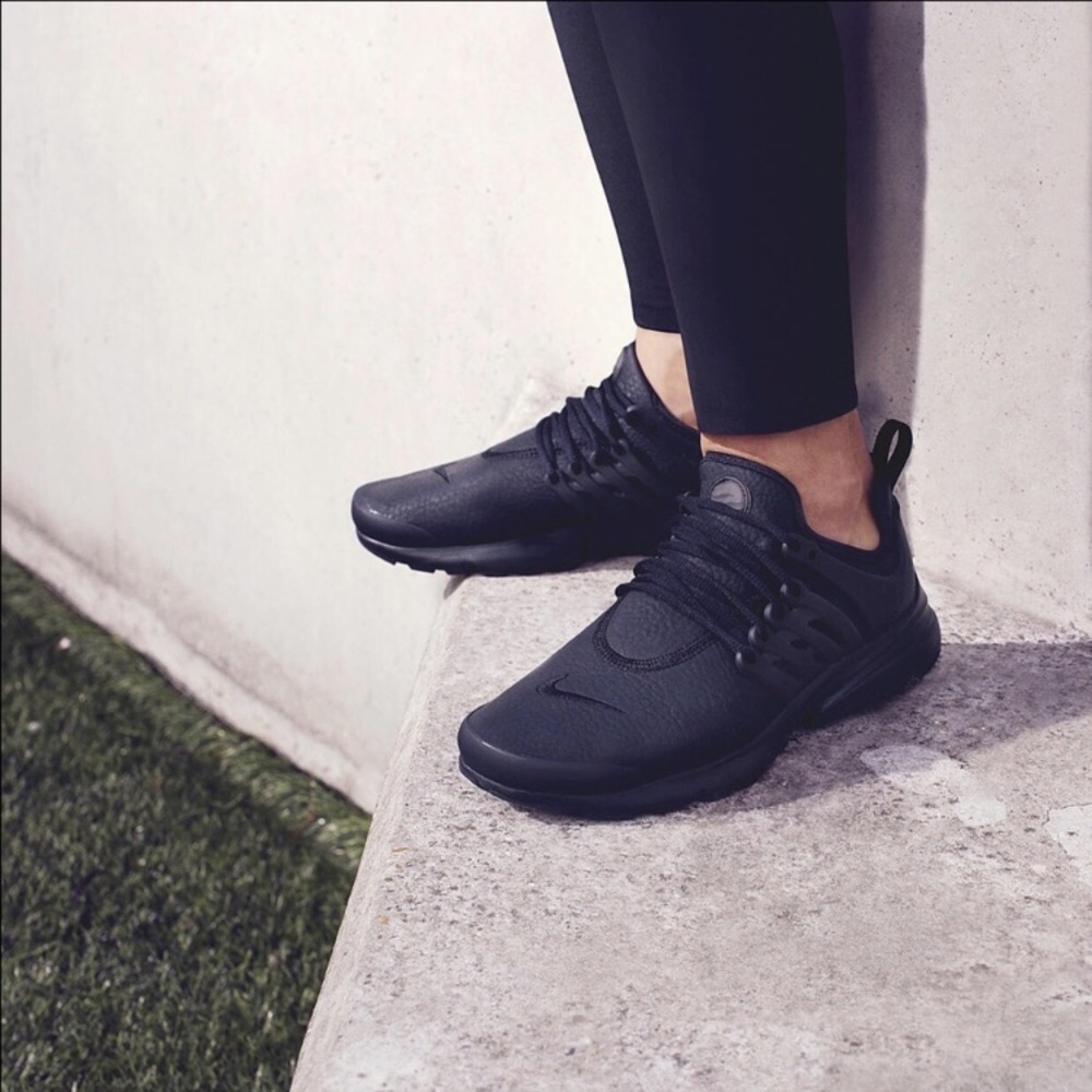 Nike Black Leather Presto size 8