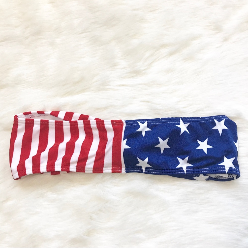 • American Flag Bandeau • - Picture 4 of 7