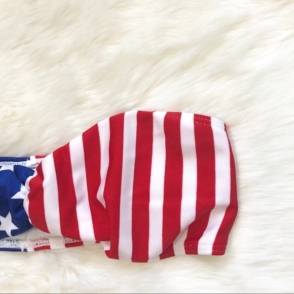 • American Flag Bandeau • - Picture 3 of 7