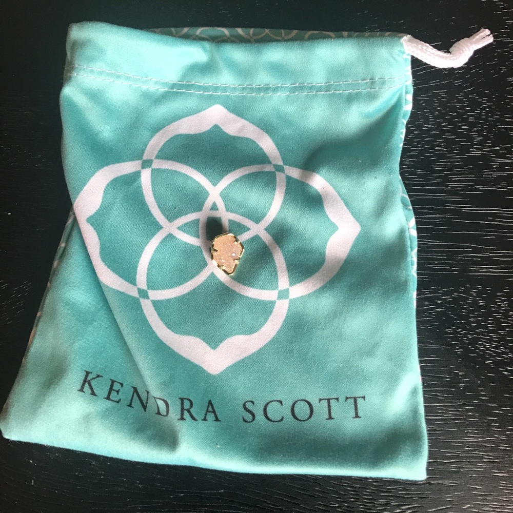 Kendra scott drusy charm pink
