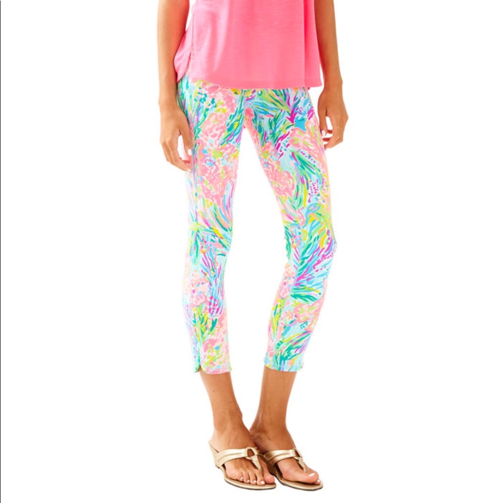 Lilly Pulitzer "fan Sea" luxletic leggings