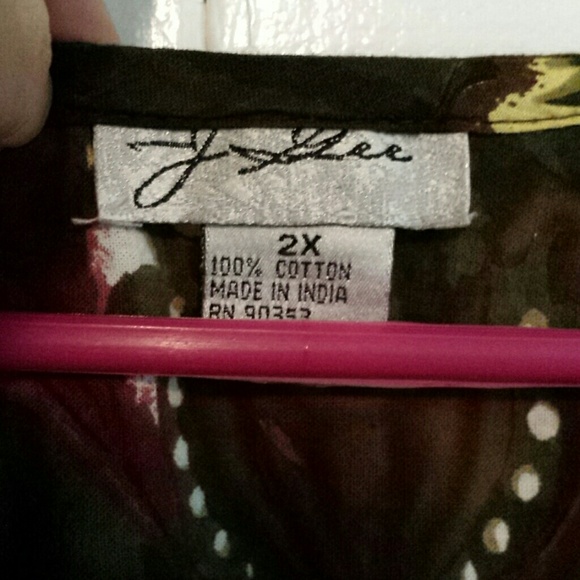 J Gee Boho Sun Dress Size 1X-2X - Picture 3 of 4