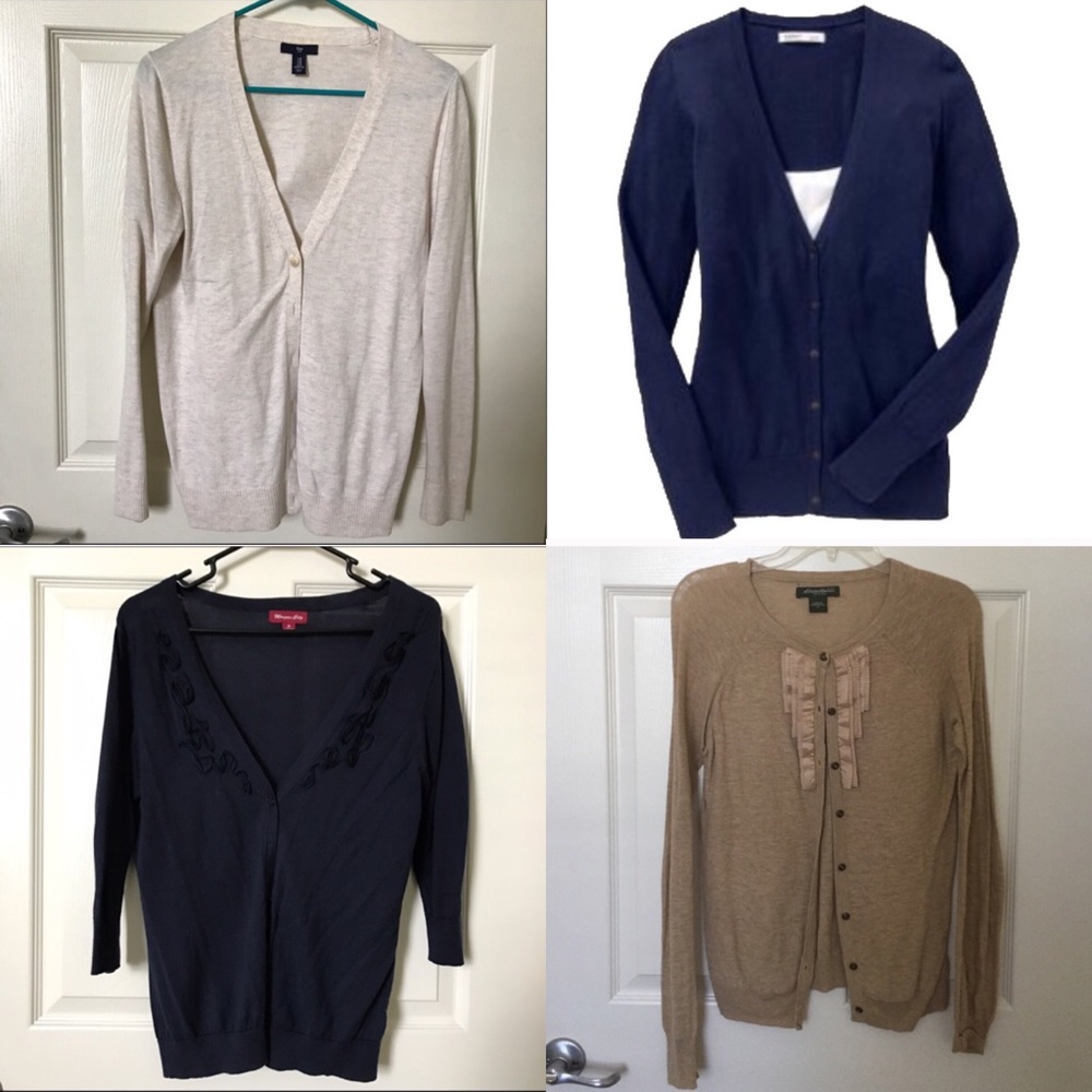 Cardigan bundle (Gap, Eddie Bauer,o Old Navy)