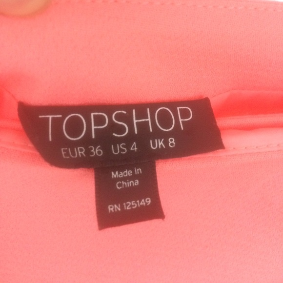 Topshop Asymmetrical Mini Skirt - Picture 4 of 4