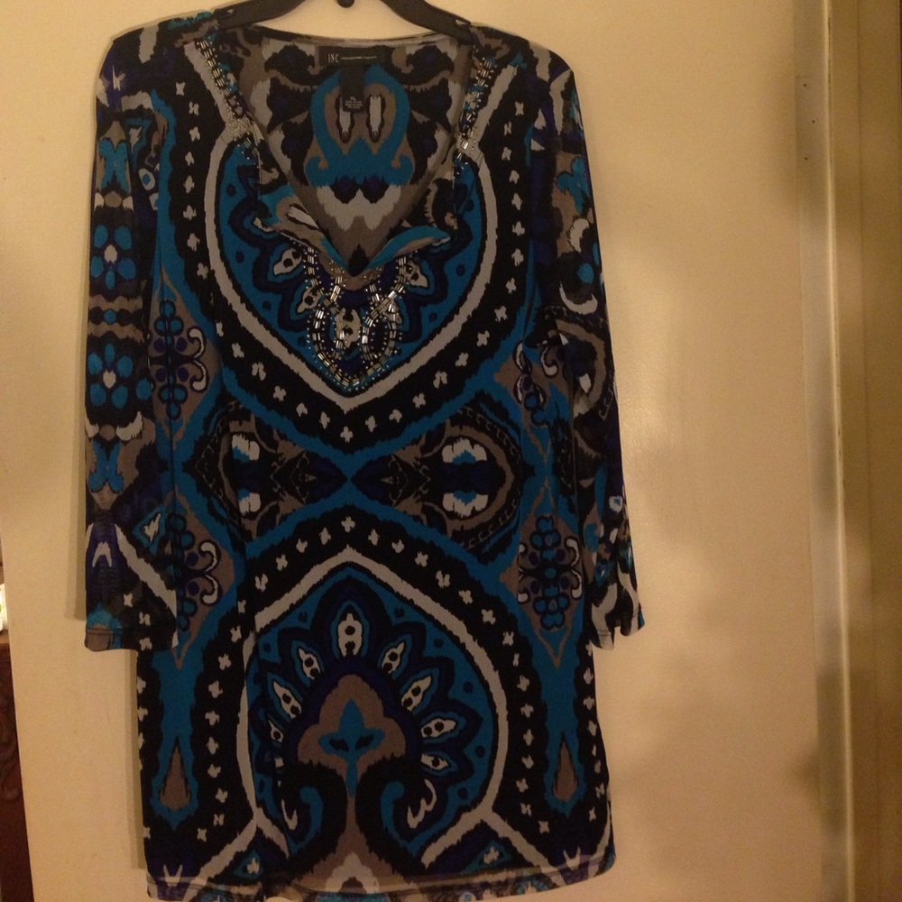 Inc turquoise sparkle top😍 xl