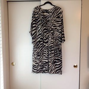 Alfani Women Faux Wrap Dress, 1X