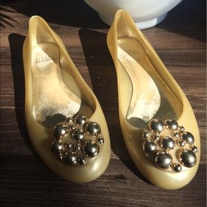 Stuart Weitzman jelly flats