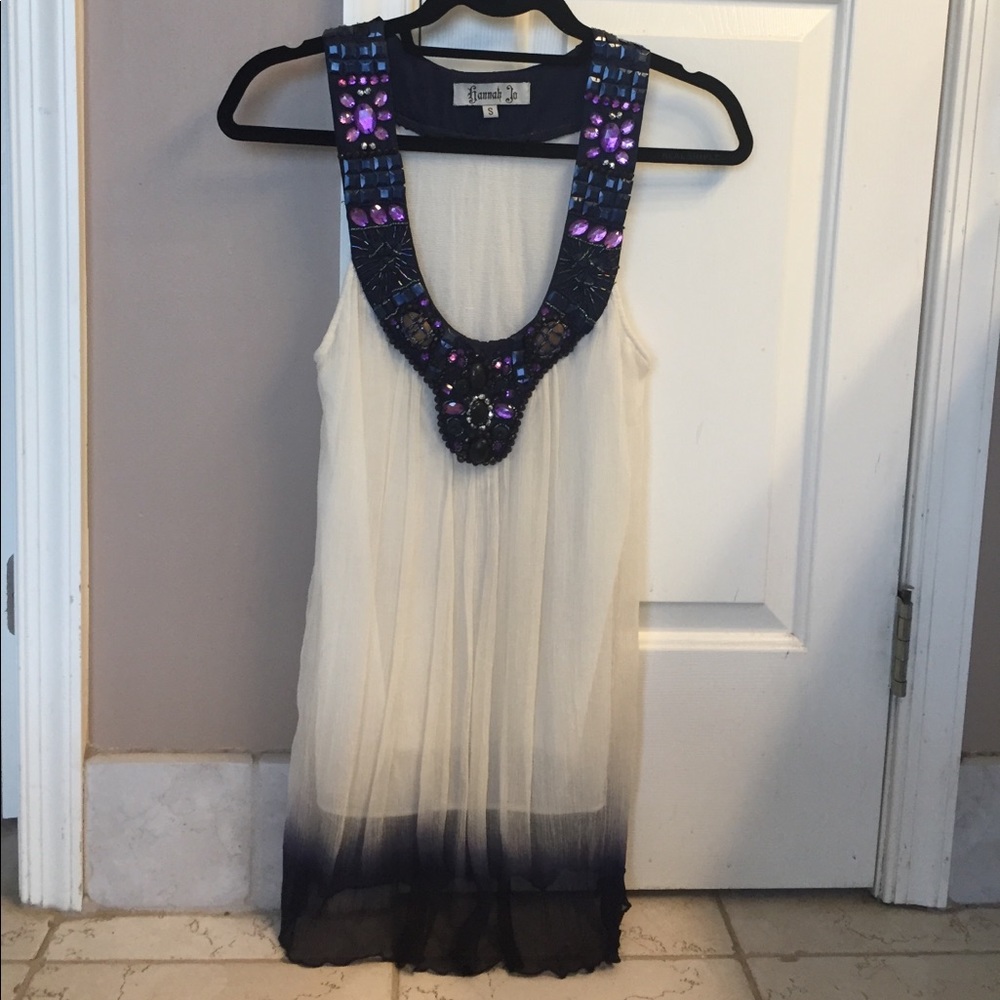 Beautiful silk ladies blouse with embellishment.