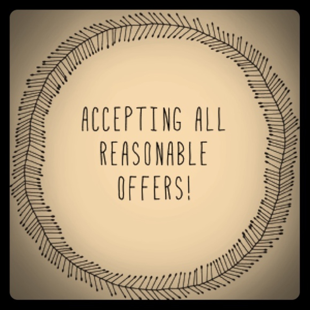 Accepting all reasonable offers!!