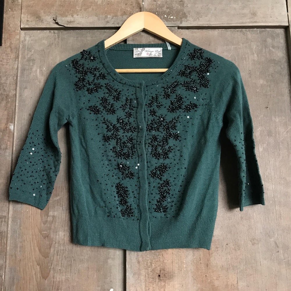 Elegant sequenced sweater