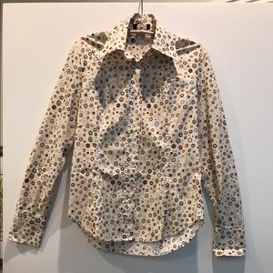 Etro multicolor button up top